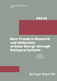 Vorderes Coverbild New Trends in Research and Utilization of Solar Energy through Biological Systems