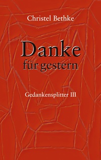 Vorderes Coverbild Danke für Gestern