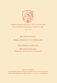 Vorderes Coverbild Energie-„Dissipation“ in der Strahlenchemie. Mehrzentren-Termination