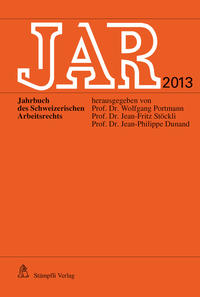 Vorderes Coverbild JAR 2013