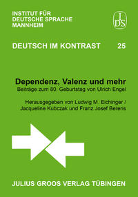 Vorderes Coverbild Dependenz, Valenz und mehr