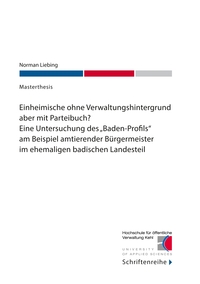 Vorderes Coverbild Einheimische ohne Verwaltungshintergrund aber mit Parteibuch?