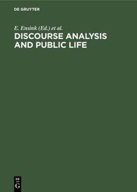 Vorderes Coverbild Discourse Analysis and Public Life