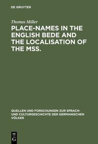 Vorderes Coverbild Place-names in the English Bede and the localisation of the mss.