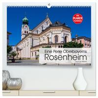 Vorderes Coverbild Eine Perle Oberbayerns - Rosenheim (hochwertiger Premium Wandkalender 2025 DIN A2 quer), Kunstdruck in Hochglanz