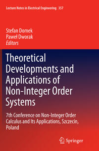 Vorderes Coverbild Theoretical Developments and Applications of Non-Integer Order Systems