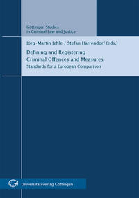 Vorderes Coverbild Defining and Registering Criminal Offences and Measures