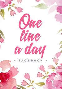 Vorderes Coverbild One Line a Day - Das Tagebuch für deine Gedanken zu jedem Tag