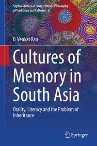 Vorderes Coverbild Cultures of Memory in South Asia