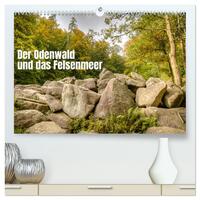 Vorderes Coverbild Der Odenwald und das Felsenmeer (hochwertiger Premium Wandkalender 2025 DIN A2 quer), Kunstdruck in Hochglanz