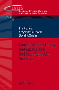 Vorderes Coverbild Control Systems Theory and Applications for Linear Repetitive Processes