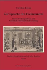 Vorderes Coverbild Zur Sprache der Freimaurerei