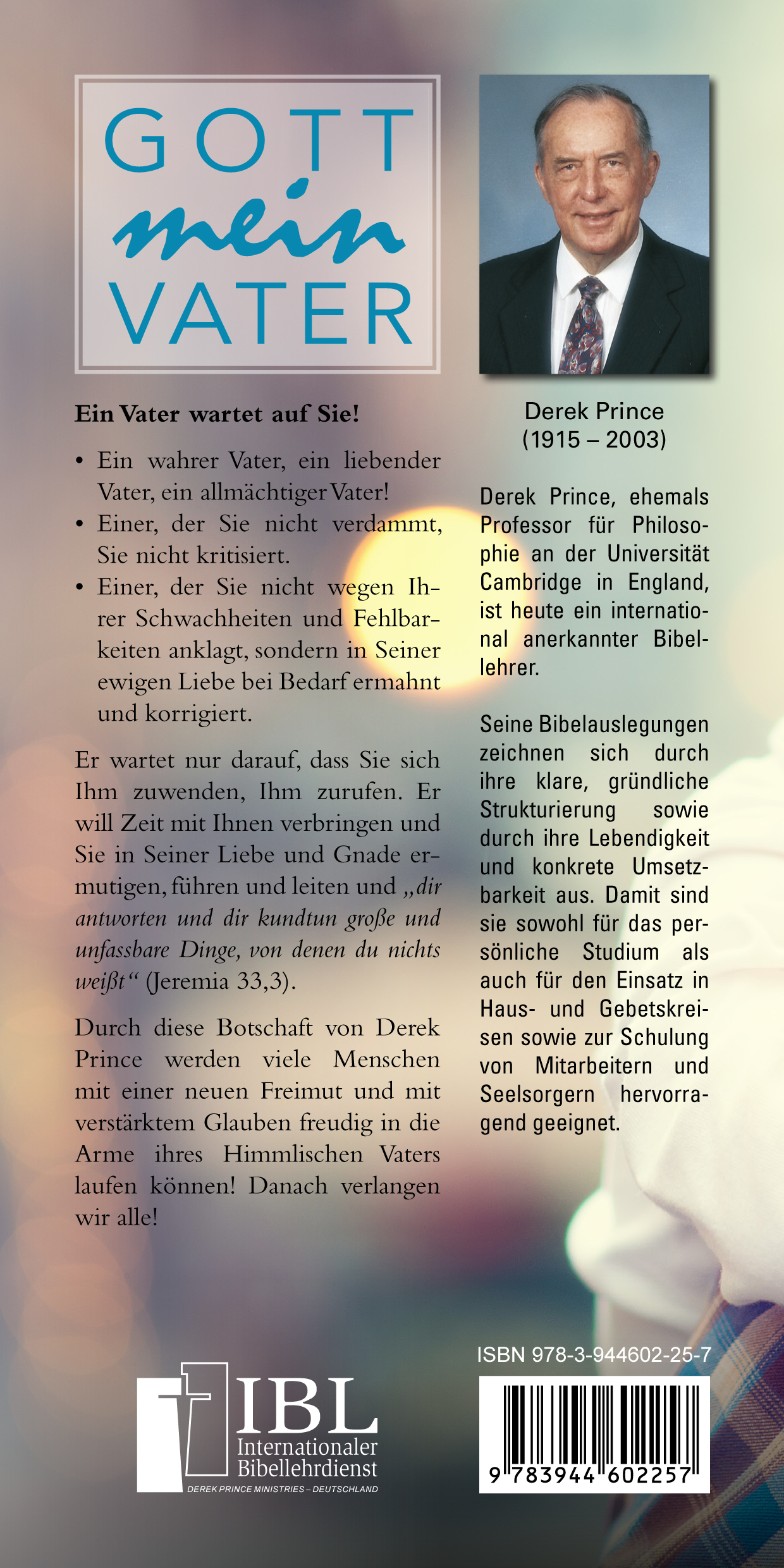 Rückseitencover Gott, mein Vater