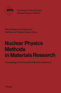 Vorderes Coverbild Nuclear Physics Methods in Materials Research