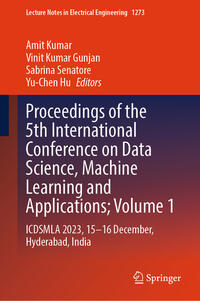 Vorderes Coverbild Proceedings of the 5th International Conference on Data Science, Machine Learning and Applications; Volume 1