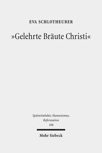 Vorderes Coverbild "Gelehrte Bräute Christi"
