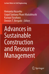 Vorderes Coverbild Advances in Sustainable Construction and Resource Management