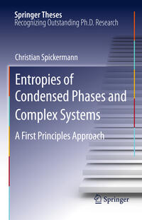 Vorderes Coverbild Entropies of Condensed Phases and Complex Systems