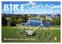 Vorderes Coverbild BIKESPOTS - Rendezvous mit dem Rad (Wandkalender 2025 DIN A4 quer), CALVENDO Monatskalender