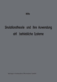 Vorderes Coverbild Simulationstheorie und ihre Anwendung auf betriebliche Systeme