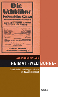 Vorderes Coverbild Heimat »Weltbühne«