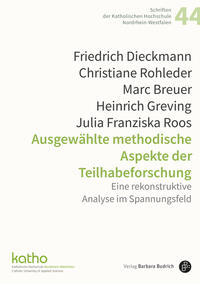 Vorderes Coverbild Ausgewählte methodische Aspekte der Teilhabeforschung