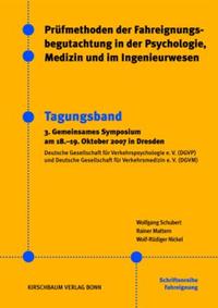 Vorderes Coverbild Prüfmethoden der Fahreignungsbegutachtung in der Psychologie, Medizin und im Ingenieurwesen