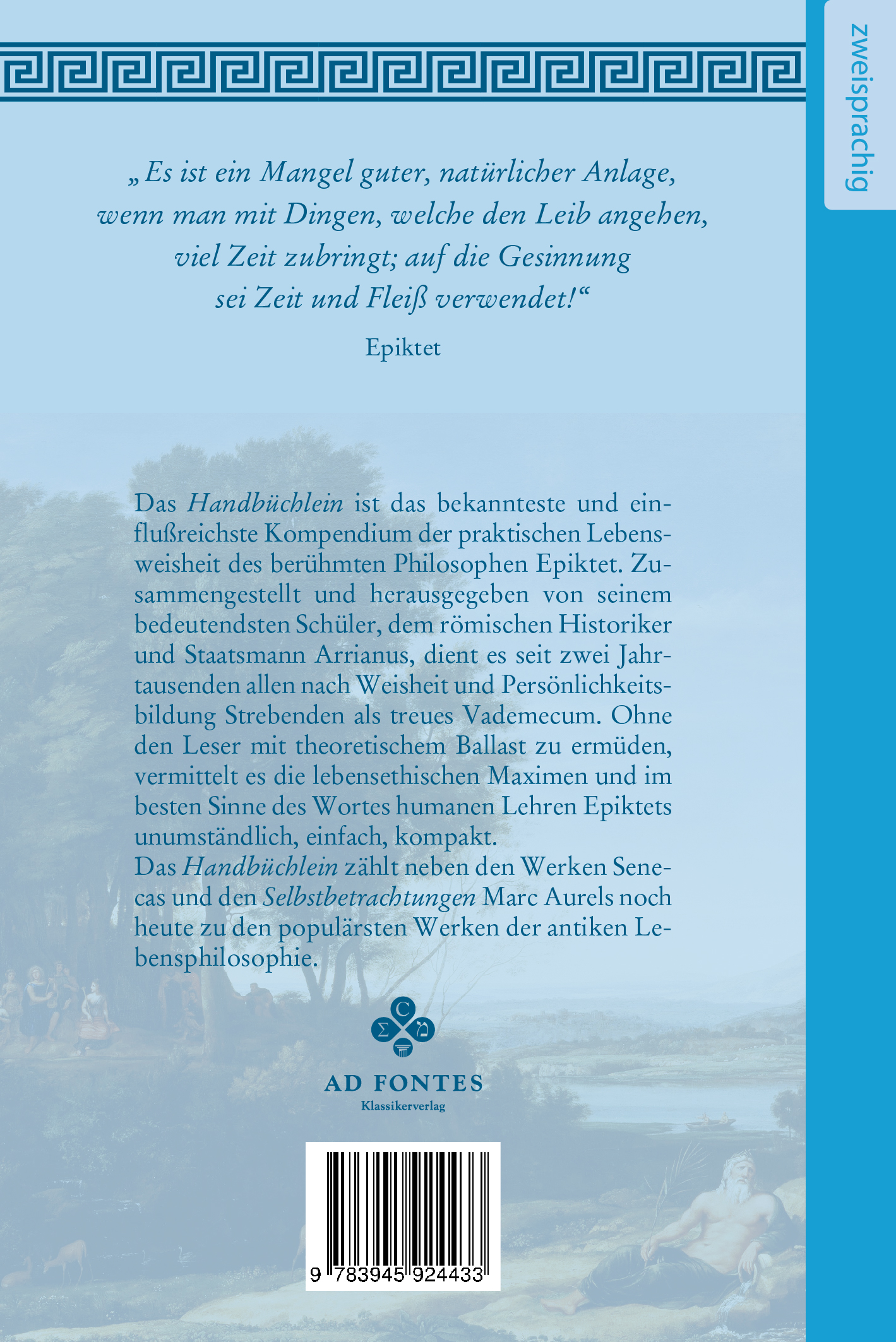 Rückseitencover Handbüchlein der Moral