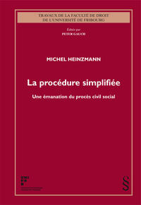 Vorderes Coverbild La procédure simplifiée