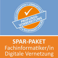 Vorderes Coverbild Lernkarten Paket Fachinformatiker Digitale Vernetzung