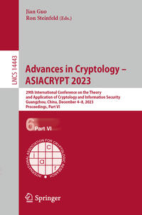 Vorderes Coverbild Advances in Cryptology – ASIACRYPT 2023