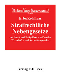 Vorderes Coverbild Strafrechtliche Nebengesetze