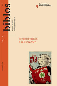 Vorderes Coverbild Sondersprachen Kunstsprachen