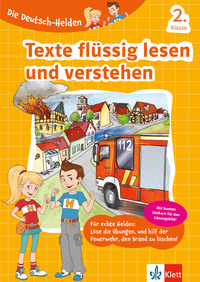 Vorderes Coverbild Klett Die Deutsch-Helden: Texte flüssig lesen und verstehen 2. Klasse