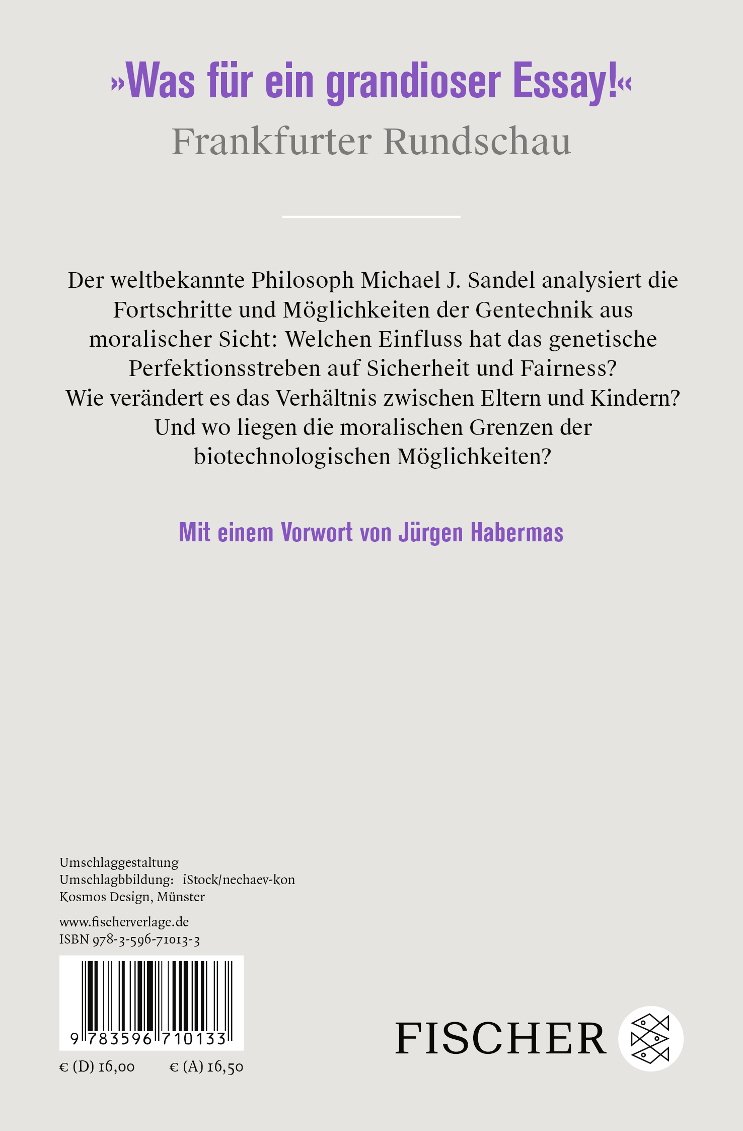 Rückseitencover Plädoyer gegen die Perfektion