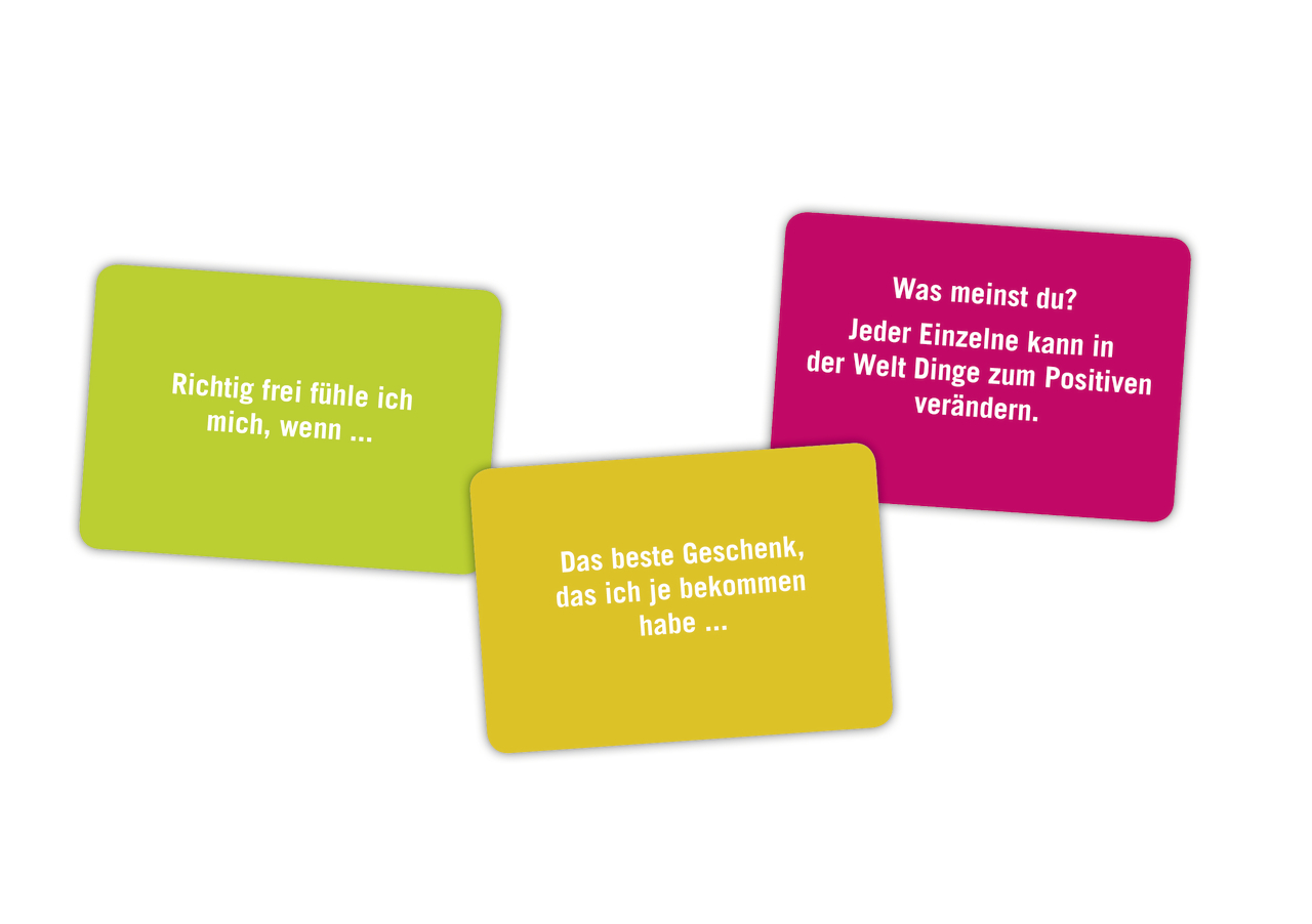 Beispielinhalt (Bild) Mini-Talk-Box 1 - Eisbrecher