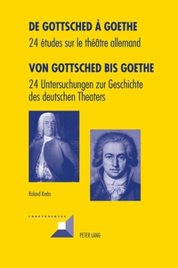 Vorderes Coverbild De Gottsched à Goethe- Von Gottsched bis Goethe
