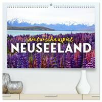 Vorderes Coverbild Naturschauspiel Neuseeland (hochwertiger Premium Wandkalender 2025 DIN A2 quer), Kunstdruck in Hochglanz