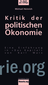 Vorderes Coverbild Kritik der politischen Ökonomie