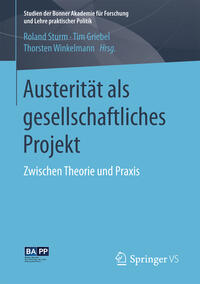 Vorderes Coverbild Austerität als gesellschaftliches Projekt