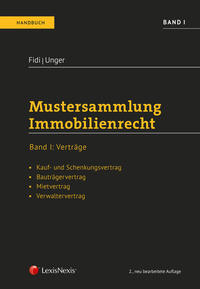 Vorderes Coverbild Mustersammlung Immobilienrecht
