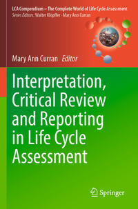 Vorderes Coverbild Interpretation, Critical Review and Reporting in Life Cycle Assessment