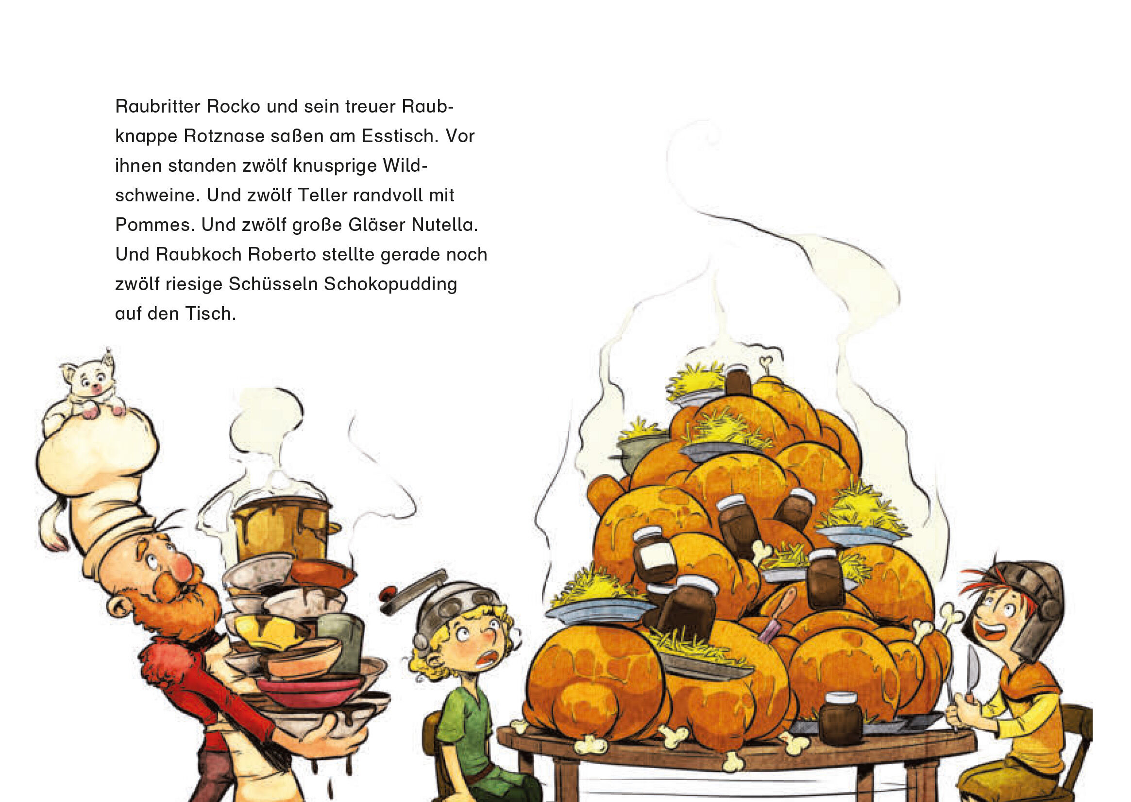 Beispielinhalt (Bild) Raubritter Rocko und die Wilde Wilma