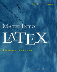 Vorderes Coverbild Math into LaTeX