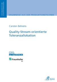 Vorderes Coverbild Quality-Stream-orientierte Toleranzallokation