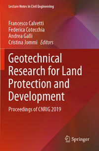 Vorderes Coverbild Geotechnical Research for Land Protection and Development