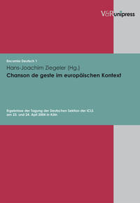 Vorderes Coverbild Chanson de geste im europäischen Kontext