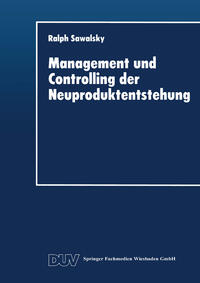 Vorderes Coverbild Management und Controlling der Neuproduktentstehung