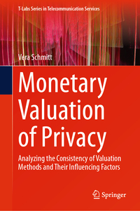 Vorderes Coverbild Monetary Valuation of Privacy