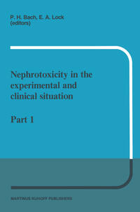 Vorderes Coverbild Nephrotoxicity in the experimental and clinical situation